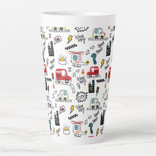 Spielmuster für Kinder Milchtasse