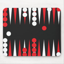 Spielplan für Backgammon Player Mousepad