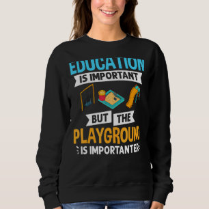 Spielplatz Indoor Games Rutschbahn Outdoor Kinder Sweatshirt
