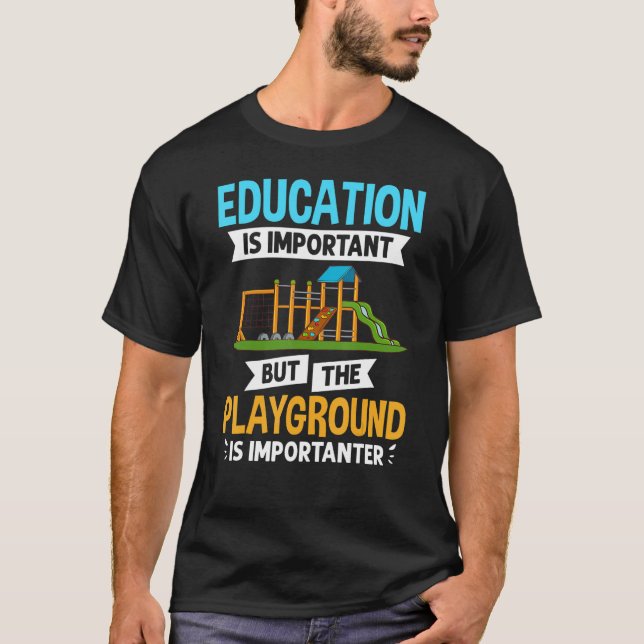 Spielplatz Indoor Games Rutsche Outdoor Kinder T-Shirt (Vorderseite)