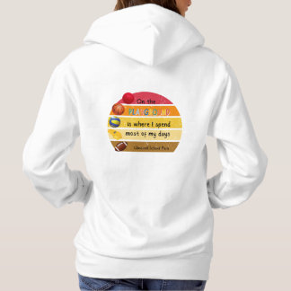 Spielplatz ist, wo ich den Großteil meiner Tage ve Hoodie