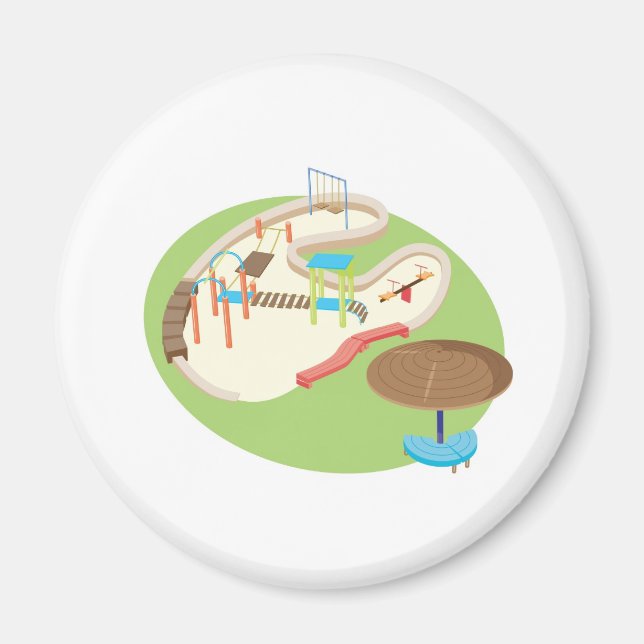 Spielplatz Magnet (Vorne)