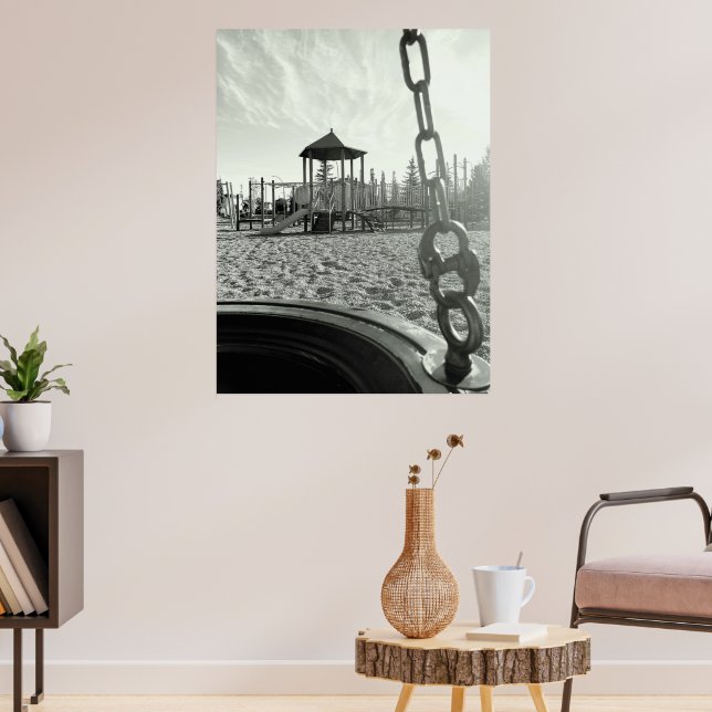 Spielplatz Nostalgie Poster (Wohnzimmer 3)