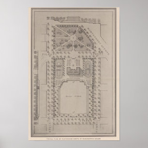 Spielplatz, Washington-Quadrat, San Francisco Poster