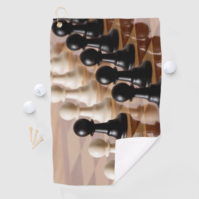 Spielplätze auf dem Schachbrett Golfhandtuch (Insitu)