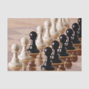 Spielplätze auf dem Schachbrett Seidenpapier