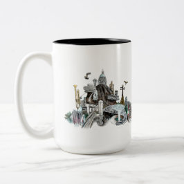 Spielplätze in Singapur Zweifarbige Tasse