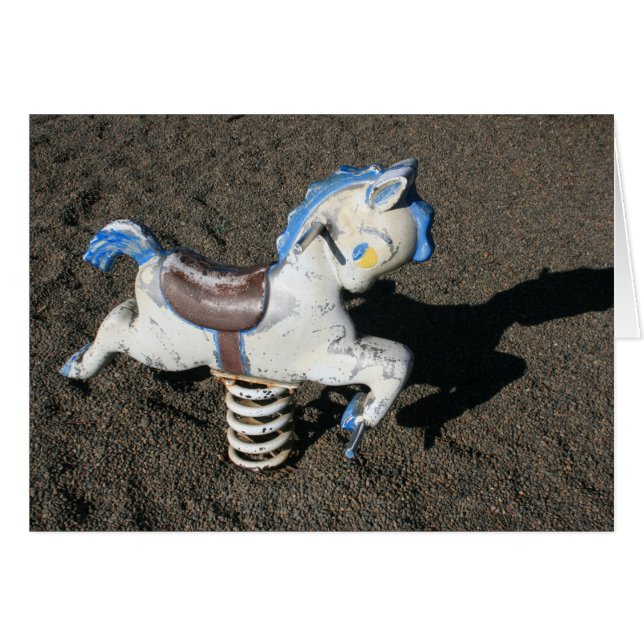 Spielplatzpferd (Vorderseite (Horizontal))