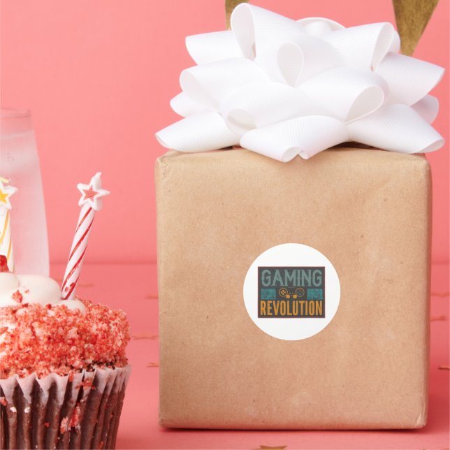 Spielrevolution Runder Aufkleber (Party)