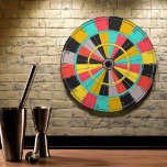 Spielsaal Joker Fun Colors Dartscheibe<br><div class="desc">Farbenfrohe Dartboard für den klassischen Spielsaal,  Mannhöhle,  Hof,  Party.</div>