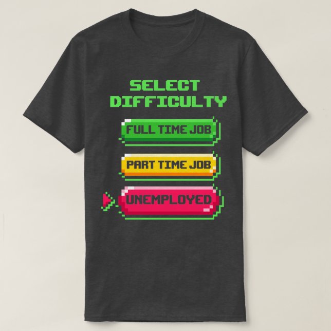 Spielschwierigkeit T-Shirt (Design vorne)