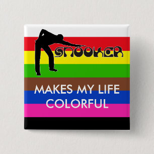 SPIELSNOOKER Moderner Schriftart und farbenfrohe S Button