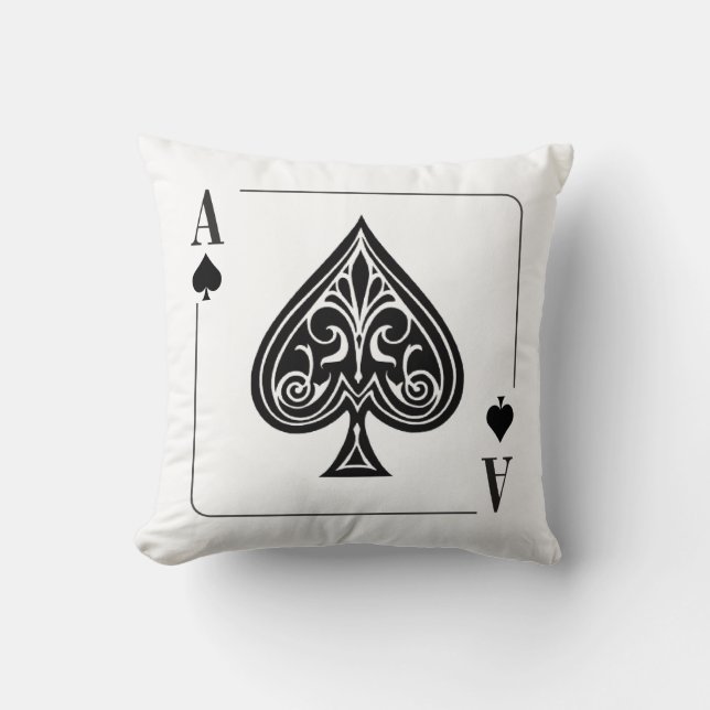 Spielspazierweg, Poker, Casino Kissen (Vorderseite)