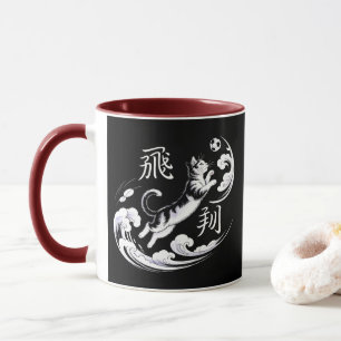 Spielsüchtige Fußball-Katzentassen - Katzenliebhab Tasse