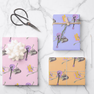 Spielt es laut!  geschenkpapier set
