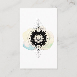 *~* spielt heiliges Symbol Lotuss zum Visitenkarte