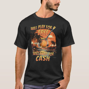 Spielt kostenlos wird Stopp für Bargeld Retro Banj T-Shirt