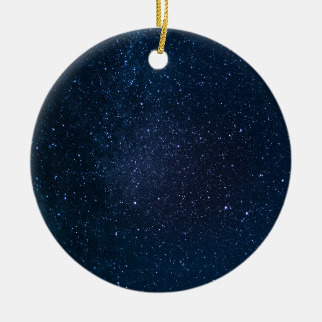 Spielt nächtlichen Himmel die Hauptrolle Keramik Ornament (Vorne)