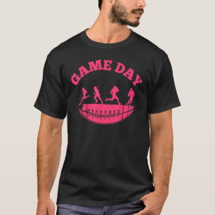 Spieltag Fußball Rosa Männer Frauen Kinder Kinder T-Shirt