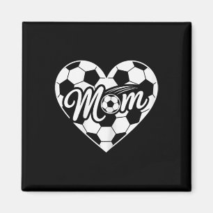 Spieltag Team Sport Herz Muttertag Fußballmutter Magnet