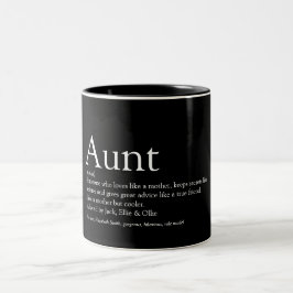 Spieltante Definition Sprichwort Schwarz und Weiß Zweifarbige Tasse
