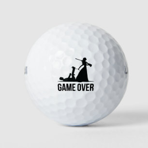 Spielvergnügen - Hochzeit Golfball