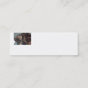 Spielvolle Dave Skinny White Business Cards (20 Pa Mini Visitenkarte