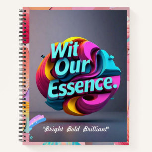 "Spielvolle Farben" Notizbuch