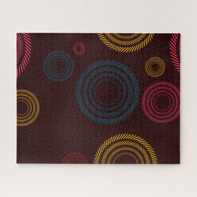 Spielvolle, farbenfrohe, trendige, cool gestreifte (Horizontal)