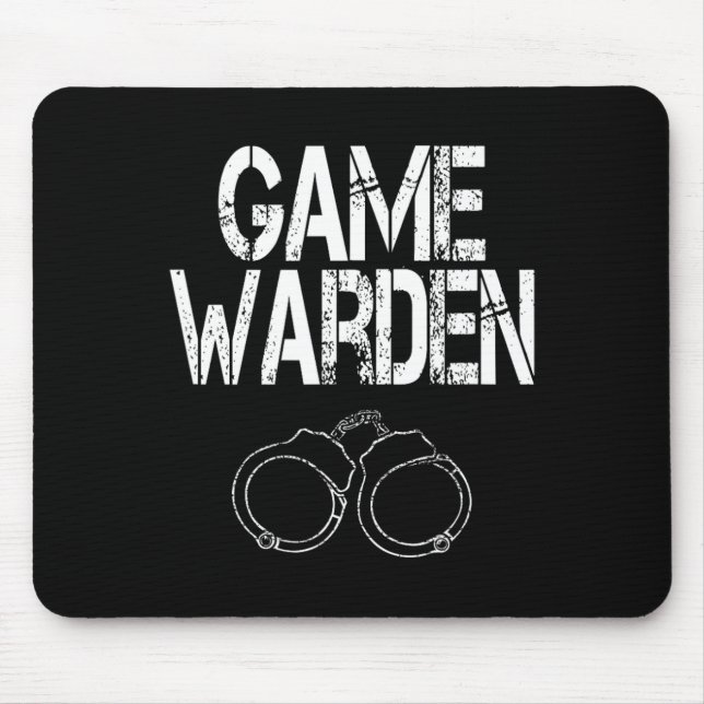 Spielwarden Handschellen Lazy Halloween-Kostüm Mousepad (Vorne)