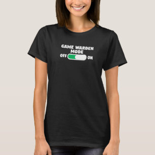 Spielwarden-Modus für den Schutz von Wildtieren T-Shirt