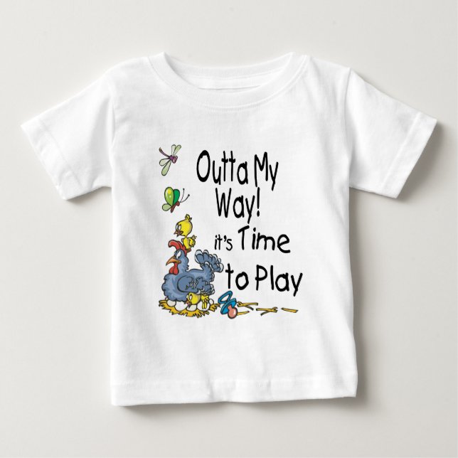 Spielzeit Baby T-shirt (Vorderseite)