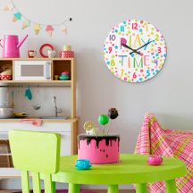Spielzeit farbenfrohe Kinder Crayon Circles Square