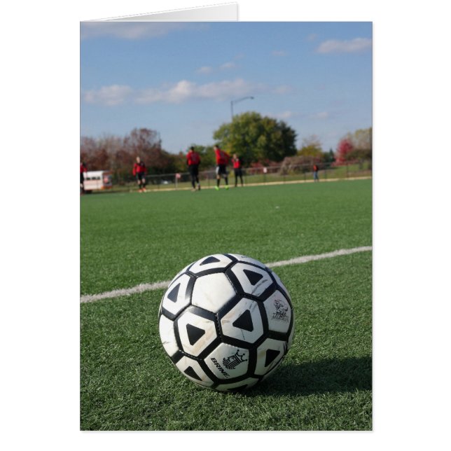 Spielzeit - Fußball/Futbol-Karte (Vorne)