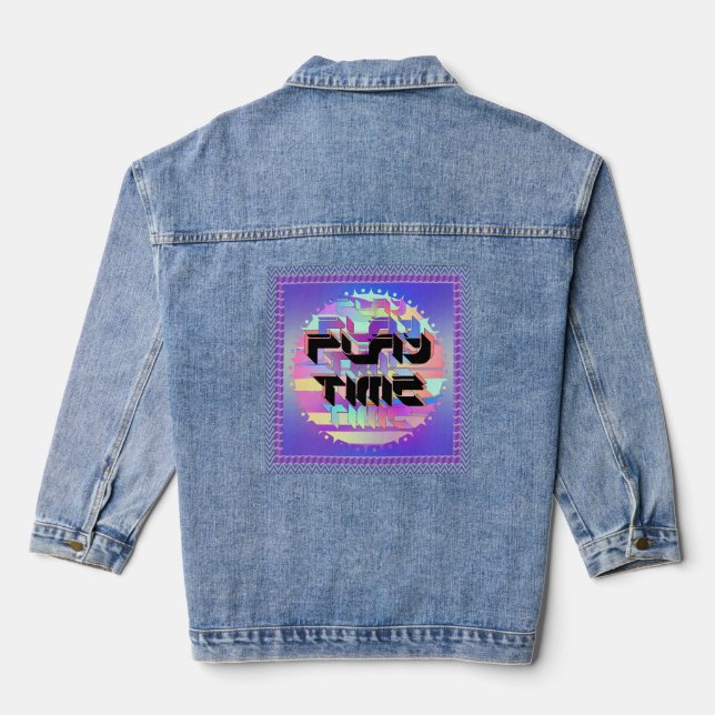 Spielzeit Jeansjacke (Rückseite)