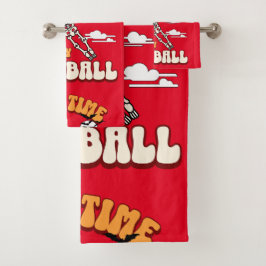 Spielzeit Lasst uns Fußball Halloween Funny spiele Badhandtuch Set