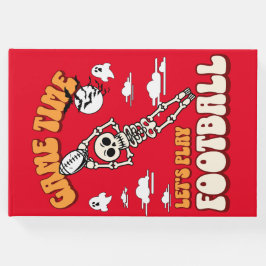 Spielzeit Lasst uns Fußball Halloween Funny spiele Gästebuch