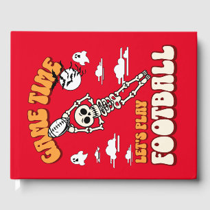 Spielzeit Lasst uns Fußball Halloween Funny spiele Gästebuch