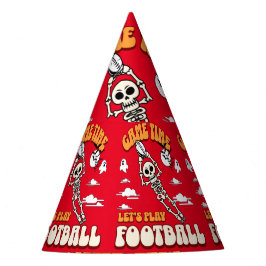 Spielzeit Lasst uns Fußball Halloween Funny spiele Partyhütchen