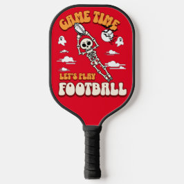 Spielzeit Lasst uns Fußball Halloween Funny spiele Pickleball Schläger