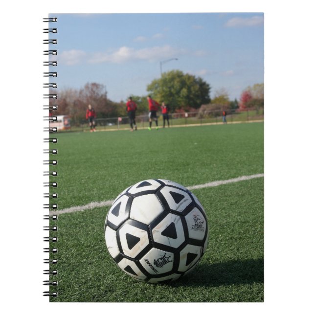 Spielzeitperspektive - Fußball / Futbol Notizblock (Vorderseite)