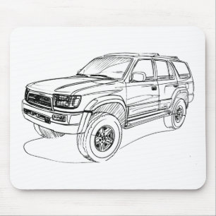 Spielzeug 4Runner gen3 1996+ Mousepad