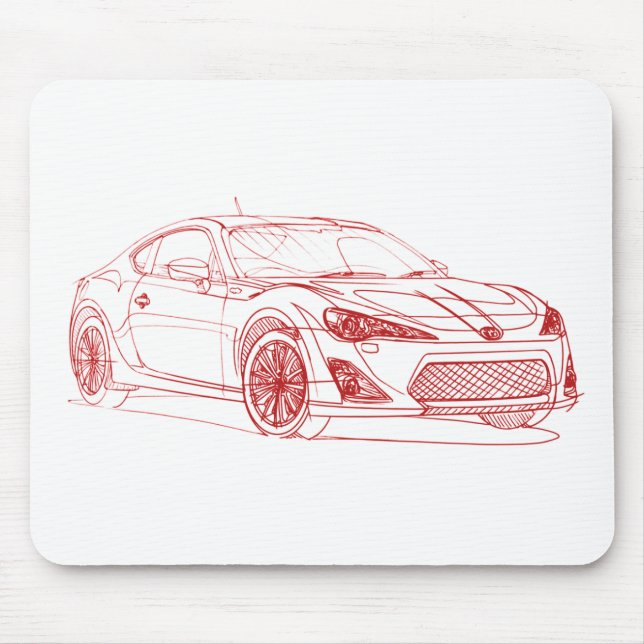 Spielzeug 86 GTS 2012 Mousepad (Vorne)
