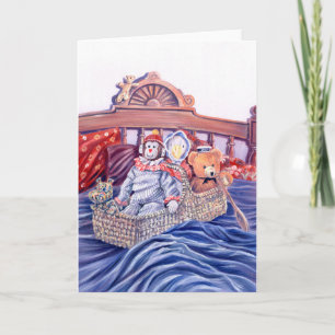 Spielzeug auf Sea Greetings Card Karte