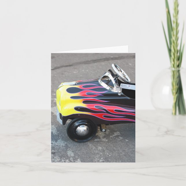 Spielzeug-Auto Notecard Karte (Vorderseite)
