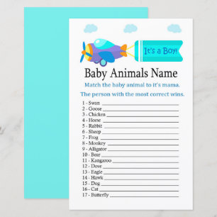 Spielzeug Babytiere Name Spiel