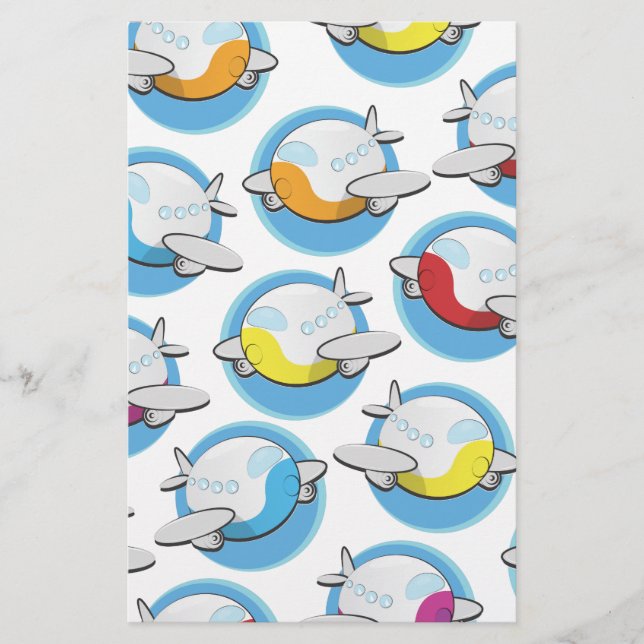 Spielzeug-Flugzeug Briefpapier (Vorderseite)