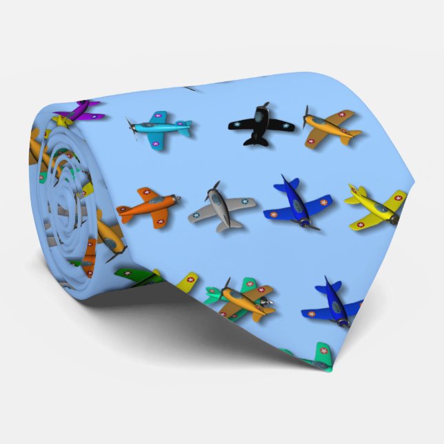Spielzeug-Flugzeug-Krawatte Krawatte (Gerollt)