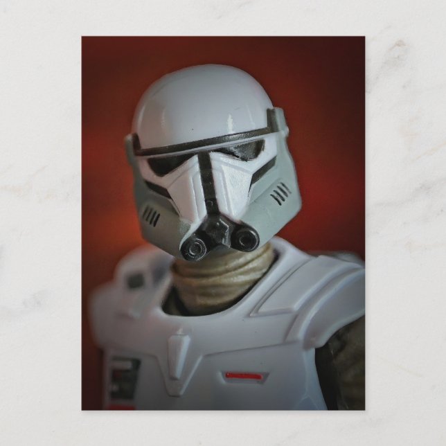 Spielzeug Fotografie Sci Fi Design Feiertagspostkarte (Vorderseite)