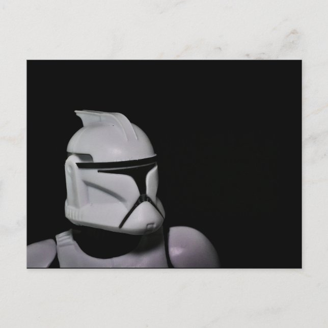 Spielzeug Fotografie Sci Fi Design Feiertagspostkarte (Vorderseite)